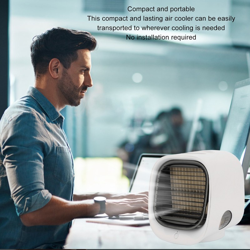 Portable Air Conditioner Multifunction Efficient Quiet Humidification USB Small Air