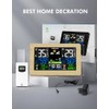 Weather Station Wireless Indoor Outdoor, Digital Thermometer with Remote Sensor,