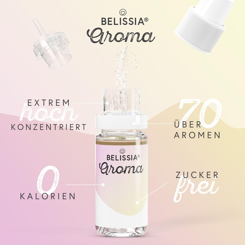 Belissia Food Aroma, Apple Pie, High Dose, 10 ml, for