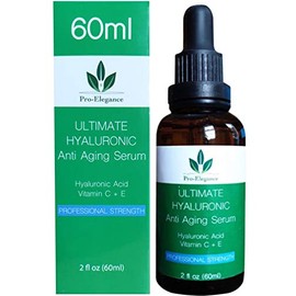 Hyaluronic Acid Serum for face 60ml Bottle Anti ageing & wrinkle Cruelty Free Best Pure Liposome Moisturiser with Vitamin C Green Tea Vitamin E & Organic Jojoba Oil
