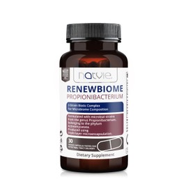 Renewbiome Propionibacterium - Probiotic with Propionibacterium acidipropionici and Propionibacterium freudenreichii subsp. shermanii - 5 billion CFU per 1 gastric juice resistant capsule - 30 capsules
