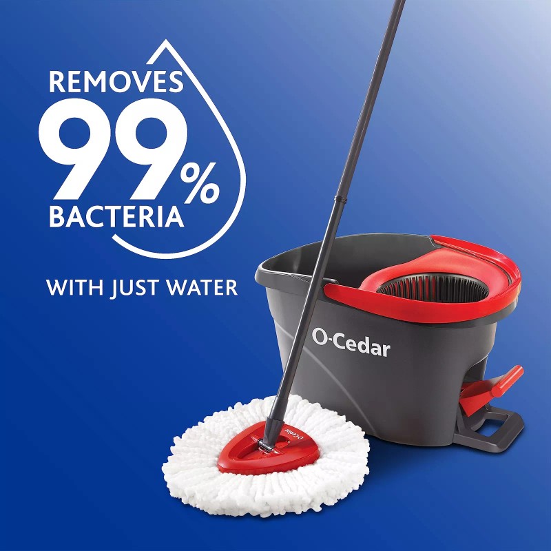 O-Cedar O Cedar EasyWring Spin Mop and Bucket Cleaning System