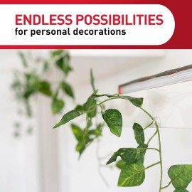 Command Indoor Mini Light Clips, 45 Clear Clips and 54 Command Strips.