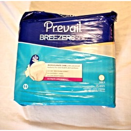 Prevail Breezers360 Adult Briefs - Size 3  - Ultimate Absorbency 15 Count NEW