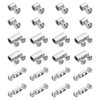 PATIKIL Wire Rope Clips 24 Pcs Metal Cable Clamp Wire