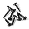 #8×1-1/4'' (100 Pack) Truss Head Wood Screws Quick Metal Self-Tapping