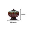 NAKUPENDA Ceramic Cabinet Knobs, Pack of 4 Vintage Pumpkin Ceramic