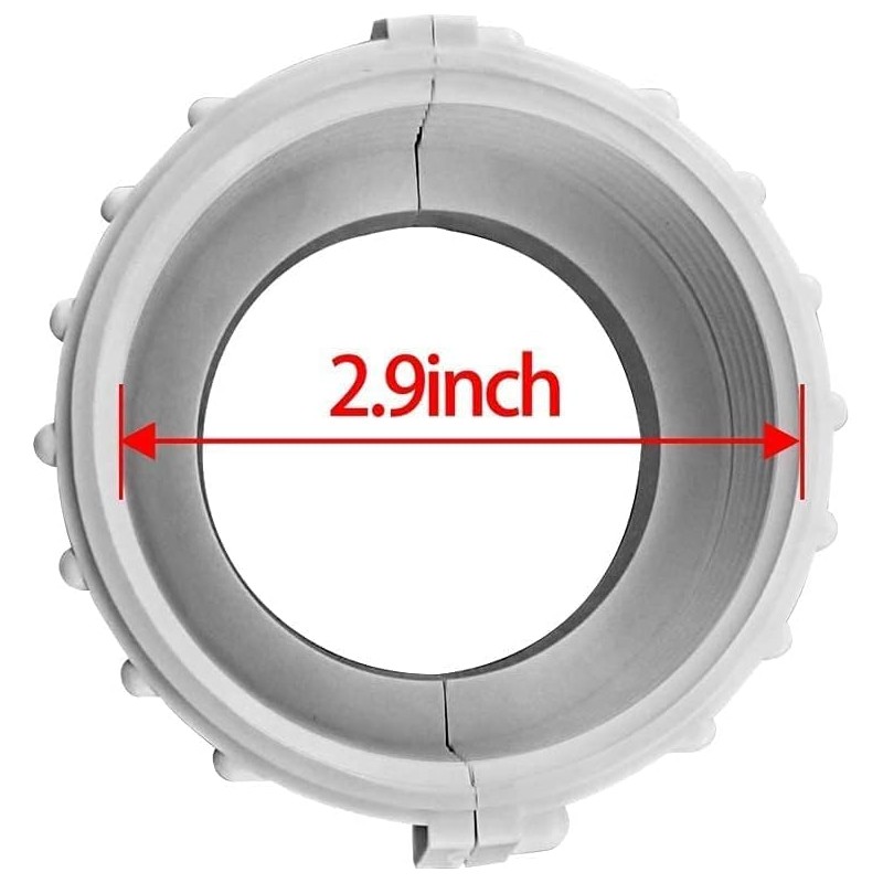 UCEDER 1pcs Spa Hot Tub Heater Split Nut Unions with