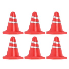 Miniature Traffic Cones, 50Pcs Mini Traffic Cone Road Parking Field Marker Cones for Kids Children RC Car Football Training