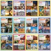 12 Pcs Cultures Around The World Posters Multicultural and Diversity