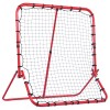 Baseball Rebounder Net 3.8×4.5 FT Volleyball Pitchback 14 Adjustable Angles