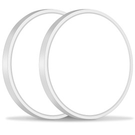 Brightever 2 Pack LED Ceiling Light Flush Mount, 9 Inch 18W, Ultra Thin 0.67 Inch Hallway Light Fixtures, 5000K Daylight White 2200LM Flat LED Ceiling Light for Dining Room, Pantry, Non-Dimmable