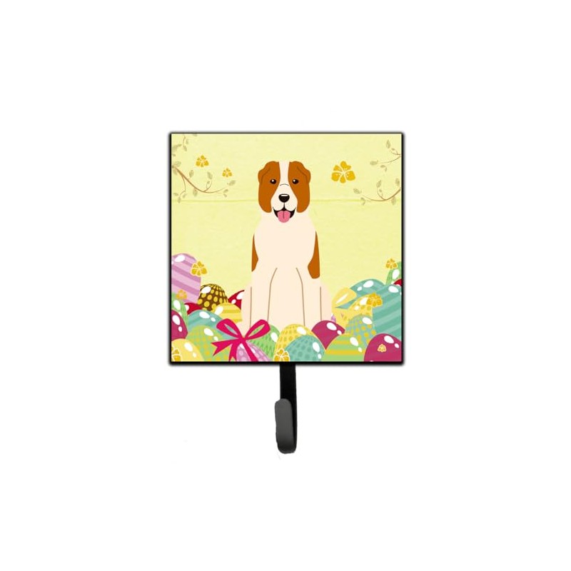 Caroline's Treasures Easter Eggs Central Asian Shepherd Dog Wall Hook