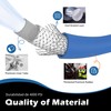 Ufixed 3/8” Pressure Washer Hose 25FT 4000psi,Rubber Hose,Quick Connect,360° Swivel,Kink-resistant,Heavy