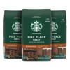 Starbucks Ground Coffee, Medium Roast Coffee, Pike Place Roast, 100%
