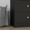 Modern 6 Drawer Vertical Dresser, Wood Tall Chest of Drawers