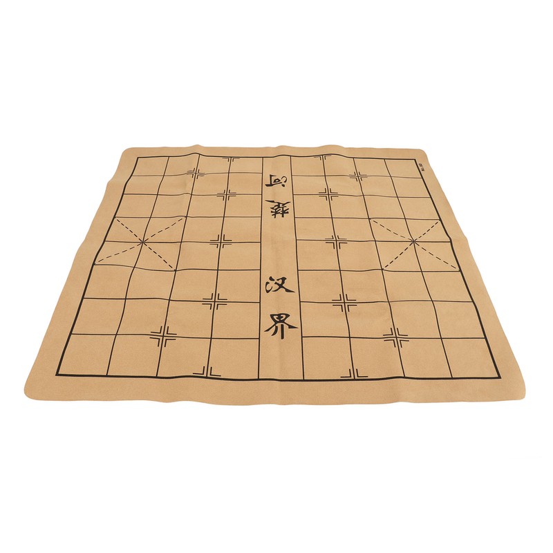 Chinese Chess Board Microfiber Leather Folding Roll Up Chess Board