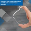 INCREWAY Tent Pole Clips, 8Pcs Kayak Paddle Spring Snap Clips,