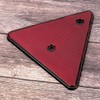 Vehicle Reflector, Safty Rear Triangle Red Reflector for RV Trucks