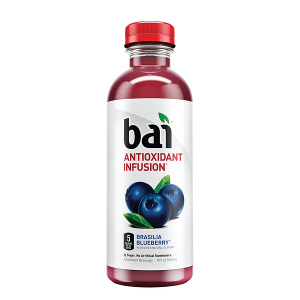 Bai5 Antioxidant Infusions, Brasilia Blueberry, 18 Fluid Ounce