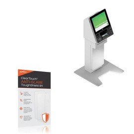BoxWave Screen Protector Compatible with NCR TouchPort Kiosk 120 (17 in) - ClearTouch Anti-Glare ToughShield 9H (2-Pack), Anti-Glare 9H Tough Flexible Film Screen Protector