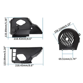 GOOFIT Air Director Assy Replacement for GY6 50cc ATV Taotao Baja Roketa Go Kart Moped Scooter