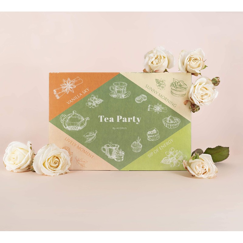 ACORUS Tea Party with 4 Different Flavors | Tea Set