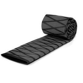 Rubber Grip Heat Shrink Tube Grip Non-Slip Fishing Rod Badminton Tennis Billiard Rod Black 35mm