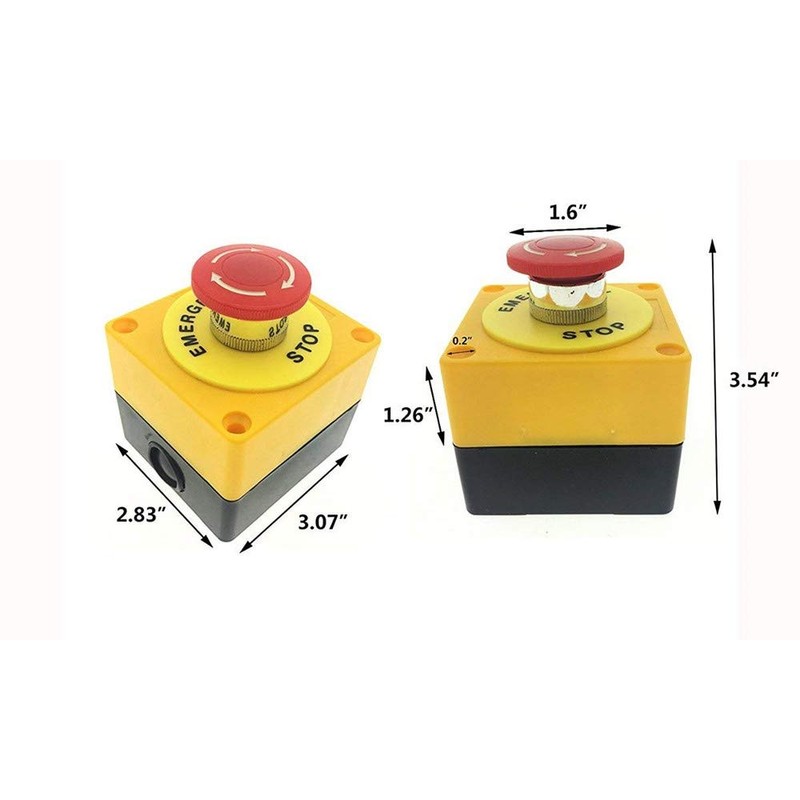 Nxtop Push Button Station, 660V 10A 2 Position 1NO 1NC