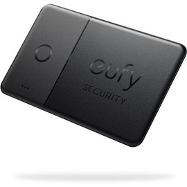 eufy Security eufy Security SmartTrack Card E30 (Black, 1-Pack), Works with Apple Find My (iOS Only), Wallet Tracker, Phone Finder, Up to 3-Year Battery Life(Android Not Supported), Water Resistant