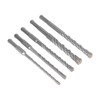 5PCS Masonry Drill Bit Set 40cr Cemented Carbide 160mm Drill