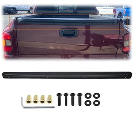 Tailgate Molding Cap Spoiler Moulding Protector Top Cover Compatible with Chevy Silverado 1999-2006/GMC Sierra 1500, Fit Chevy Silverado 2002-2006 (Not Stepside)