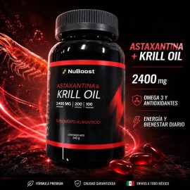 Omega 3 En Cápsulas Aceite De Krill Con Astaxantina