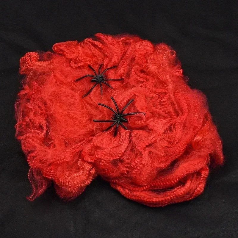 Halloween Spider Web Decoration for Haunted House – 100g Stretchy