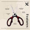 XE Kitchen Shears Heavy Duty - Stainless Steel Meat Scissors