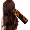 Herbeluemily HM-0063-R03-BE Barrette, Hair Ornament, Tortoise Shell Hair Clip, Stylish,