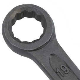 AB Tools 19mm Slogging Box End Striking Ring Wrench Spanner Bi-Hex 12 Sided Metric