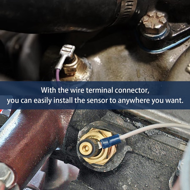 PQY Oil Water Temperature Temp 1/8 NPT Sensor Unit Sender