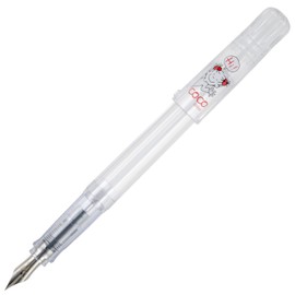 GreetingLife RYZ-957 Coco-chan Kakuno Fountain Pen, Clear