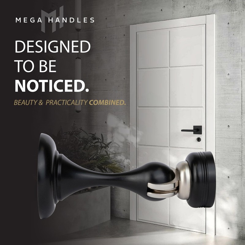 Mega Handles Magnetic Door Stopper - Magnetic Door Stoppers for