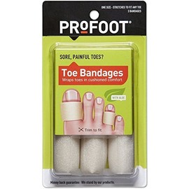 ProFoot Toe Bandages One Size 3 Each (Pack of 4)