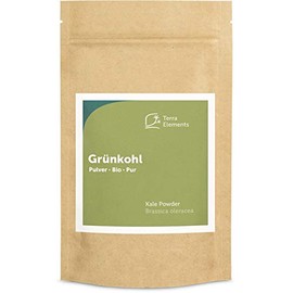 Terra Elements Organic Kale Powder 125 g I Kale I 100% Pure I Vegan I Raw Food