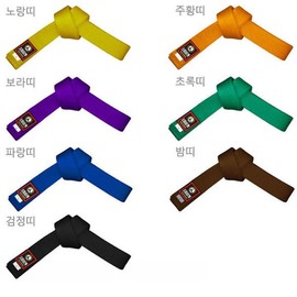 1 practice judo belt / 1 iron judo belt / 연습용 유도복띠/아이언 유도띠 1개