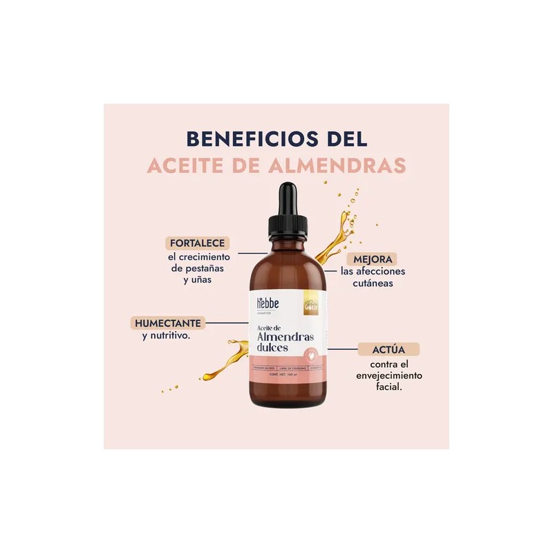 Aceite De Ricino Puro Aceite De Almendras Dulces 100ml Cu