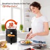 MIRASTON 2.8QT Digital Air Fryer, Space-Saving Mini Personal Air Fryers,