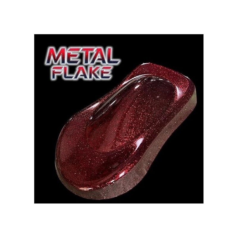 LiME LiNE Sprayable Red Metal Flake Paint Additive - 3