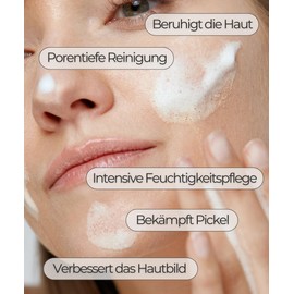 Meina Anti Pimple Facial Cleanser, BHA Cleanser, Salicylic Acid Wash Gel, Cleansing Gel Against Blackheads, Make Up Remover, Facial Cleanser with Niacinamide, Salicylic Acid Face Wash Gel, 200 ml