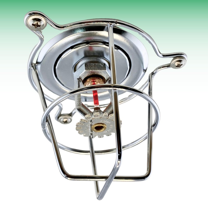 Fire Sprinkler Guard Chrome | Sprinkler Guard Head Cage Protector