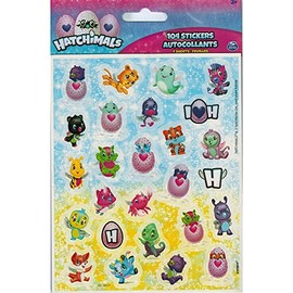Unique Party 59324 - Hatchimals Sticker Sheets, Pack of 4