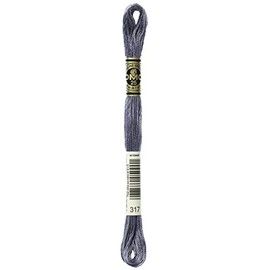 DMC 6-Strand Embroidery Cotton 8.7yd-Pewter Gray